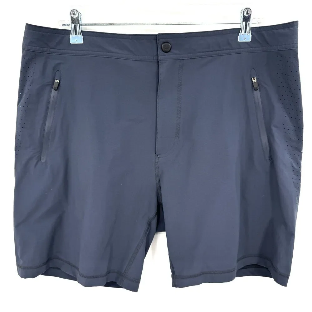 MACK WELDON Navy Blue Hybrid Active Shorts Size XL